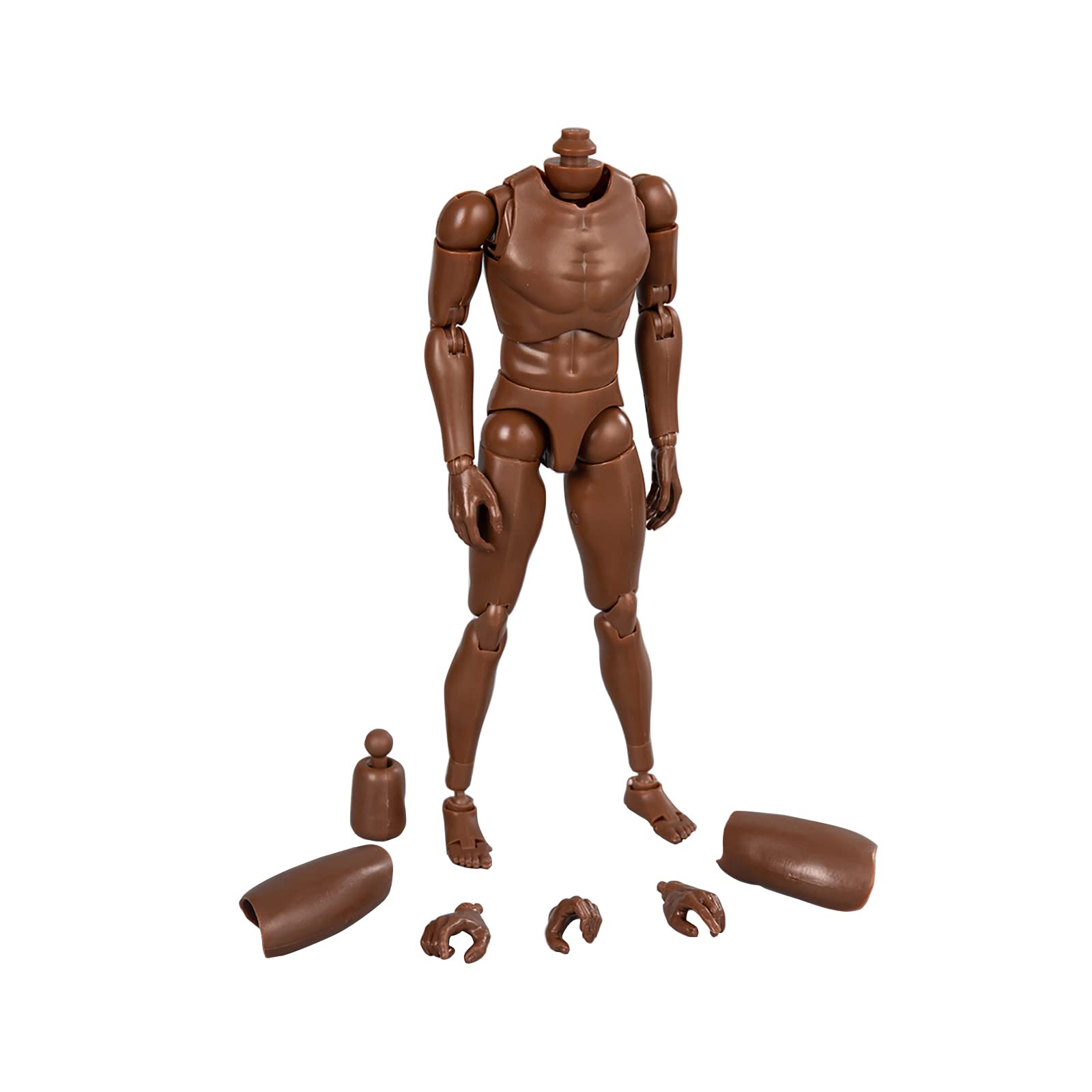 ZYAQ 1/6 Scale Narrow Shoulder Action Figure African American Male